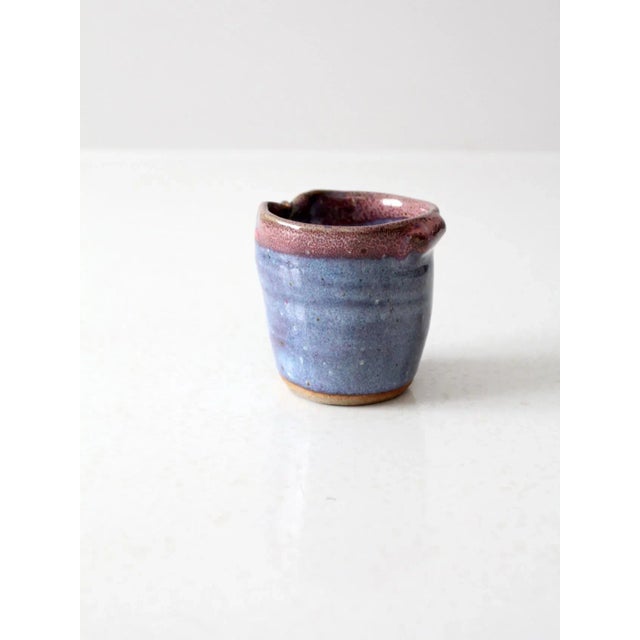 Late 20th Century Vintage Studio Pottery Vase For Sale - Image 5 of 11