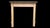An impressive enamelled cast iron fireplace mantel surround, offering a strong architectural presence and an elegant...