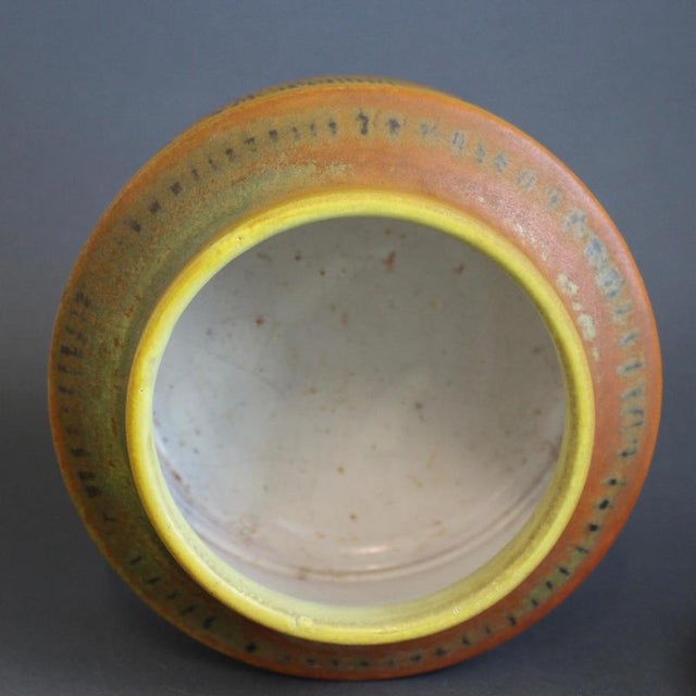Mid-Century Italian Ceramic Bowl with Lid by Alessio Tasca, 1960s For Sale - Image 10 of 14