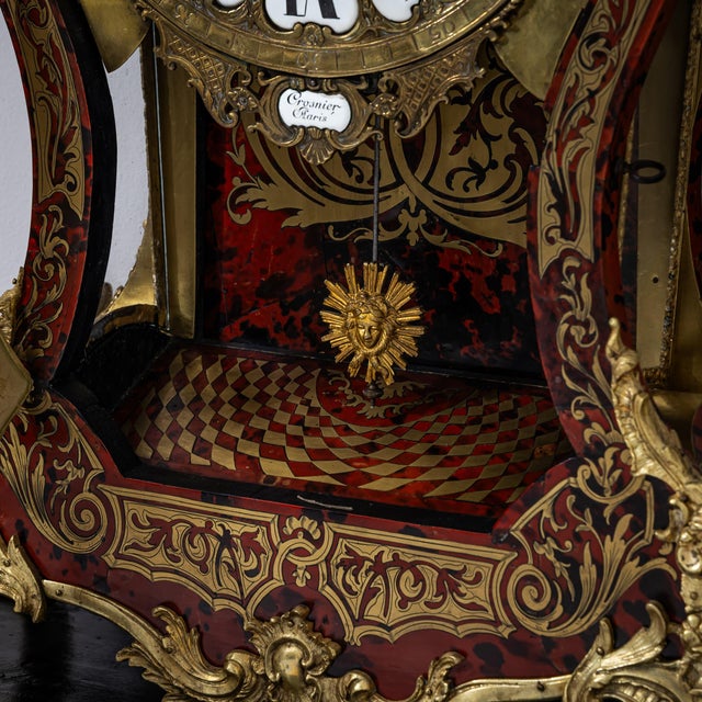 Louis XV Style Grand Cartel Clock with Console from Crosnier à Paris, Mid-19th Century For Sale - Image 10 of 15