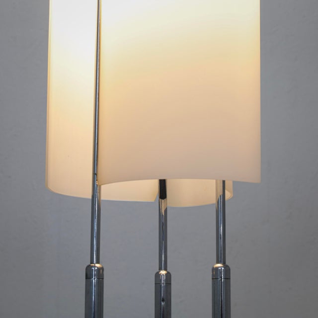 Metal Arianna Floor Lamp by Bruno Gecchelin for Oluce, Italy, 1970s For Sale - Image 7 of 10
