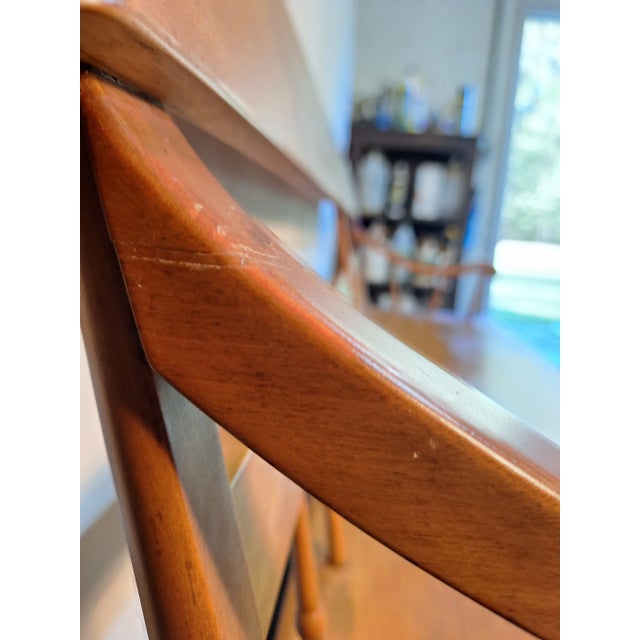 Antique American Colonial Spindle Back Bench For Sale In Mobile - Image 6 of 11