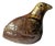 Antique Zoomorphic Bird/Partridge Whistle in Brown Glazed Stoneware, France, 1960s For Sale