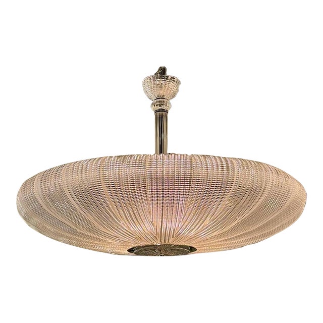 Murano Disc Chandelier For Sale