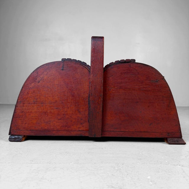 Wooden Sewing Box with Tambour Doors, Germany, 1940s For Sale - Image 6 of 14