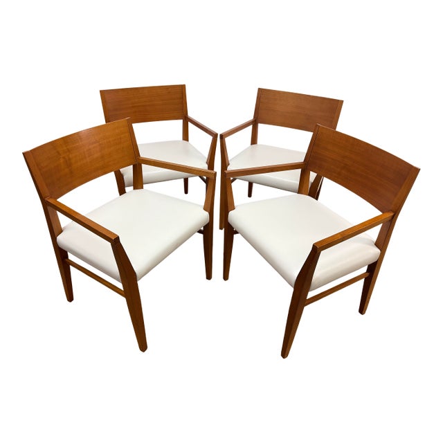 Mid Century Modern Dining Room Chairs, Set of Four For Sale
