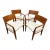 Mid Century Modern Dining Room Chairs, Set of Four For Sale