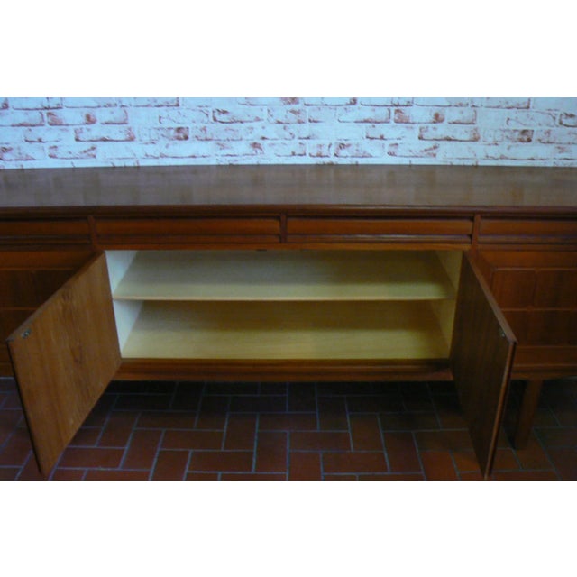 Danish Teak Sideboard with Cassette Doors, 1970s For Sale - Image 12 of 13