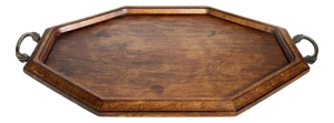 20th Century Wooden and Metal Tray, France