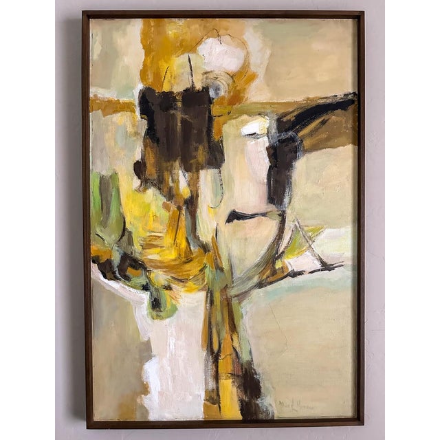 Original Abstract Painting 'Canyon Walls' by Muriel Shannon, Ca. 1970 For Sale In Phoenix - Image 6 of 12