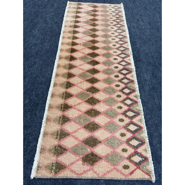 Turkish Vintage Rug 1'6" x 4'1" #24425 Explore a curated collection of hallway runners, wool rugs, and handmade...