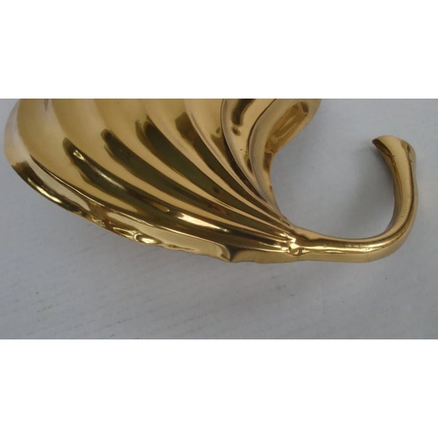 Tommaso Barbi Italian Modernist Tommaso Barbi Brass Light Wall Sconce For Sale - Image 4 of 7