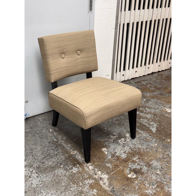 Crate & Barrel Mid-Century Modern Style Slipper Chair For Sale In San Francisco - Image 6 of 12