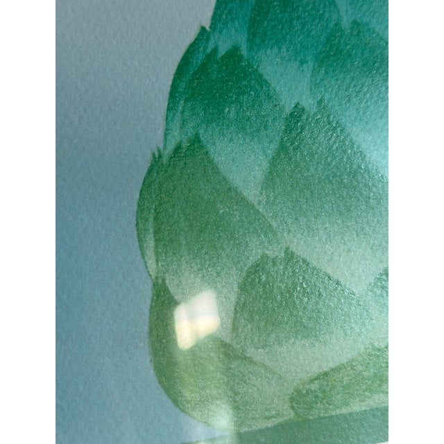 1980s 1984 Shunji Sakuyama Signed Artichoke Lithograph – Rare Artist's Proof (Framed) For Sale - Image 5 of 8