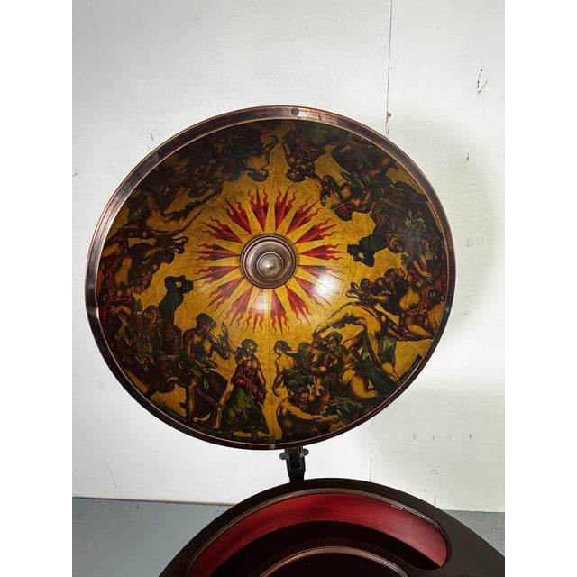 1970s Large Vintage Italian Classical Globe Bar Cabinet, 1970s For Sale - Image 5 of 16
