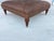 1960s Mid Century Leather and Mahogany Ottoman For Sale In Los Angeles - Image 6 of 7