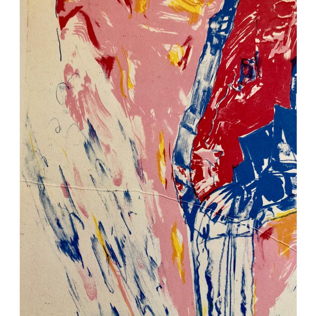 André Thomkins, 1970s Modernist Swiss Colorful Surrealism Signed Dada Lithograph Andre Thomkins For Sale - Image 4 of 6
