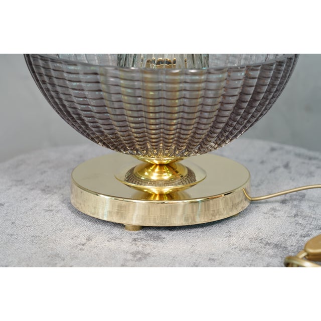 Mid-Century Modern Mid-Century Modern Table Lamp in Murano Art Glass, 1980 For Sale - Image 3 of 8