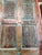 Wood Antique Blue Carved Reclaimed Wood Barn Door – Vintage Architectural Accent 96x36 For Sale - Image 7 of 10
