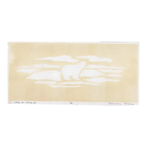 Marianne Wieland Polar Bear Embossed Etching