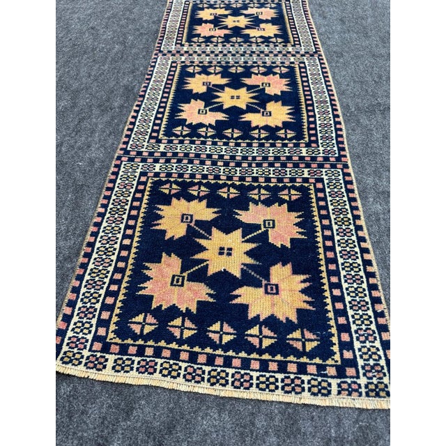 Turkish Yastik Rug 1'5" x 3'8" For Sale - Image 4 of 5