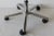 1990s Clinton Modern 5-Leg Pneumatic Stool With Cast Aluminum Base Black Padded Seat For Sale - Image 5 of 10