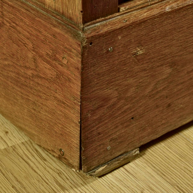 Tambour Oak Office Desk with Sliding Door and Drawers For Sale - Image 12 of 18