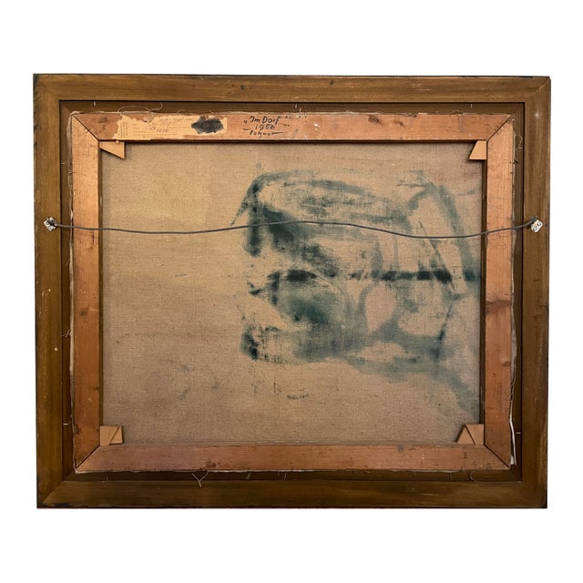 Heinz Tetzner, In the Village, 1956, Oil on Canvas, Framed For Sale - Image 9 of 10