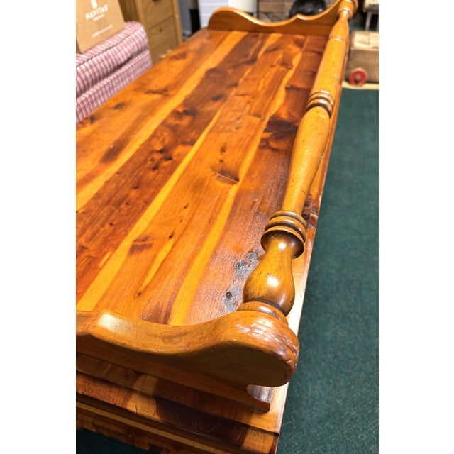 Cavalier Antique/Vintage Cavelier Cedar Chest for Blankets, Linens, Pillows, Toys, 1930s For Sale - Image 4 of 17