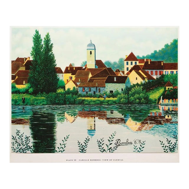1950s After Camille Bombois "View of Clerval", First Edition Swiss Full-Color Print For Sale