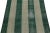Rug & Kilim Vintage Distressed Runner Rug, Beige and Green Horizontal Stripes - Rug & Kilim For Sale - Image 4 of 8