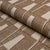 Contemporary Schumacher Gaetan Performance Fabric In Chocolate For Sale - Image 3 of 3