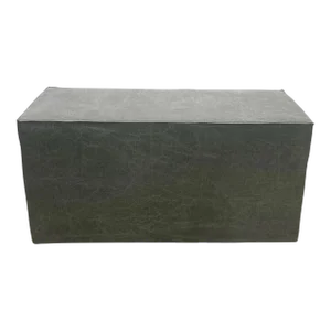 Contemporary Bernhardt Transitional Style Gray Upholstered Sofa Console Table