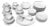 Rosenthal Form 2000 "Linear" Dinnerware Set by Raymond Loewy (54 Pieces) For Sale