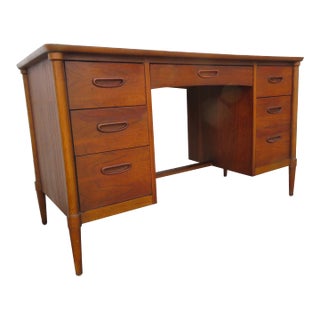 Lane Mid Century Modern Writing Computer Office Desk For Sale