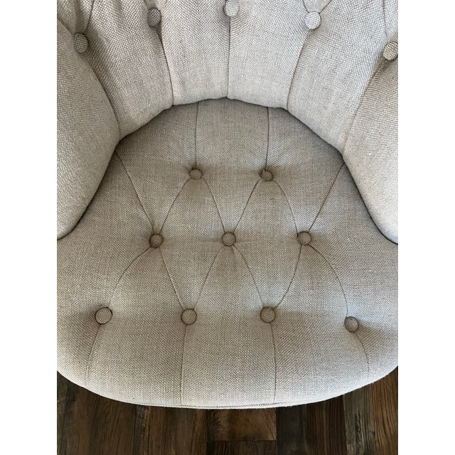 Restoration Hardware Children's Linen Chair Chairish