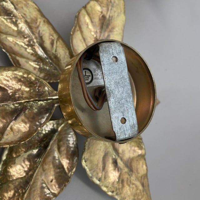 Brutalist Brass and Metal Wall Light from Willy Daro, 1970s, Set of 2 For Sale - Image 18 of 18