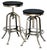 Restoration Hardware Vintage Rh Chrome & Wood Bar Stool, Pair For Sale - Image 4 of 11