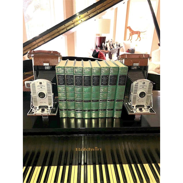 Brown Vintage Polaroid First Generation Camera, Bookends. - A Pair For Sale - Image 8 of 12