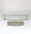 Console Table in Acrylic and Glass with Gold Metal, 1980s For Sale - Image 4 of 10