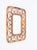 Wood Bamboo and Rattan Rectangular Wall Mirror, Italy, 1970s For Sale - Image 7 of 15