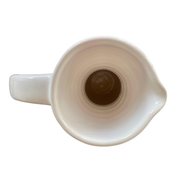 1950s 1950s Mid-Century Modern Pol Chambost White Glazed "Bourgogne" Ceramic Pitcher For Sale - Image 5 of 6
