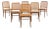 Set of Six Thonet Bentwood Prague Dining Chairs by Josef Hoffmann For Sale