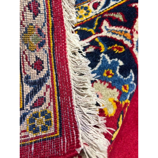 1970s Red Persian Kashan For Sale In Washington DC - Image 6 of 12