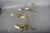 1950s Vintage Polished Brass Wall Sconces by Maison Baguès, 1950s, Set of 3 For Sale - Image 5 of 16