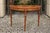 French Pair of French Maple Demilune Tables with Turned Legs from the 1840s For Sale - Image 3 of 10