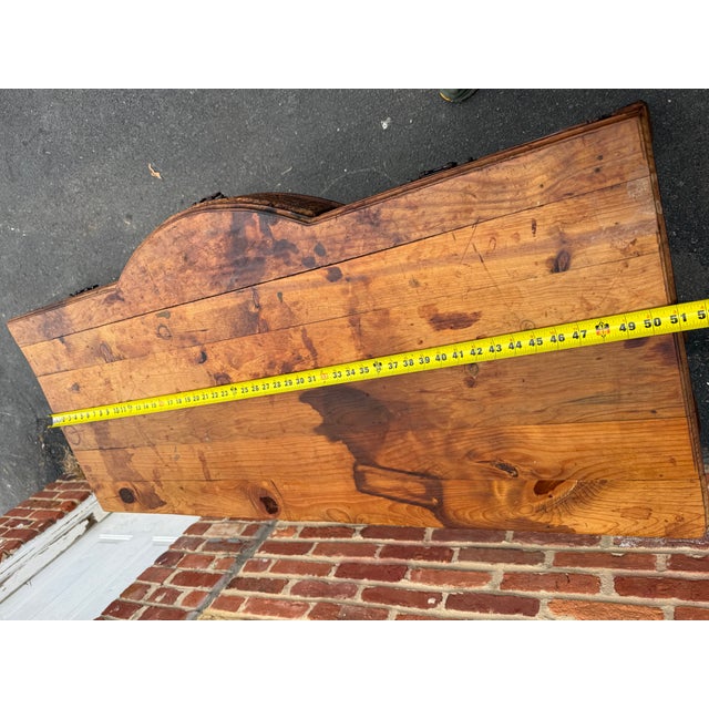 Vintage French Provincial Rustic Farmhouse Style Three Drawer Console Table/ Table Desk For Sale - Image 15 of 17