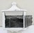 Victorian Wall Mounted Cast Iron Painted White Mailbox For Sale - Image 4 of 10