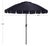 Elevate your outdoor space with the PANZA 9 ft crank umbrella in navy with a brown pole. Its sleek design and classic...