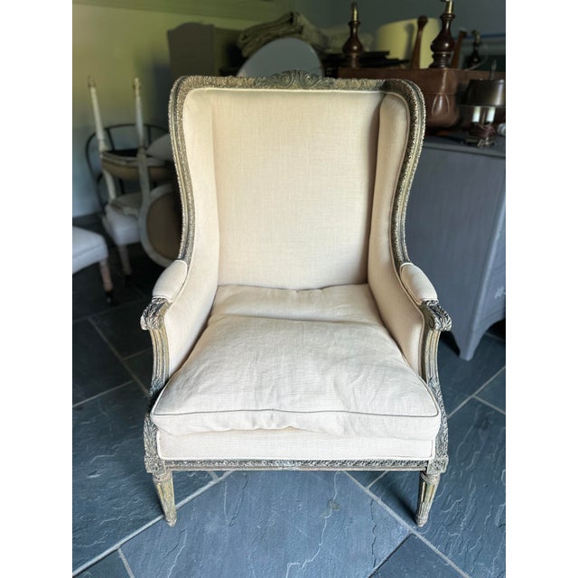 French French Louis XVI Style 19th Century Carved Chair For Sale - Image 3 of 11